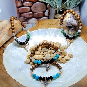 Tuscany Trail Spiritual Bull Gemstone Bracelets